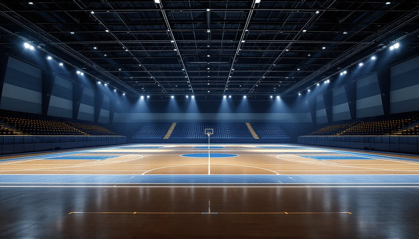 Court Lit From Above